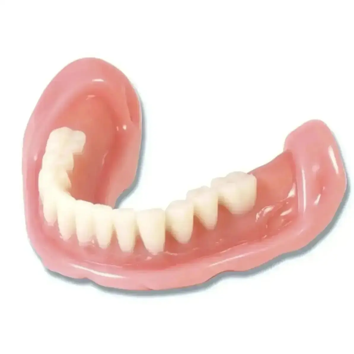 Adults Reusable Boil‑and‑Bite Denture Set, High‑Impact Acrylic Upper and Lower False Teeth with , Unisex Oral Cosmetic Teet