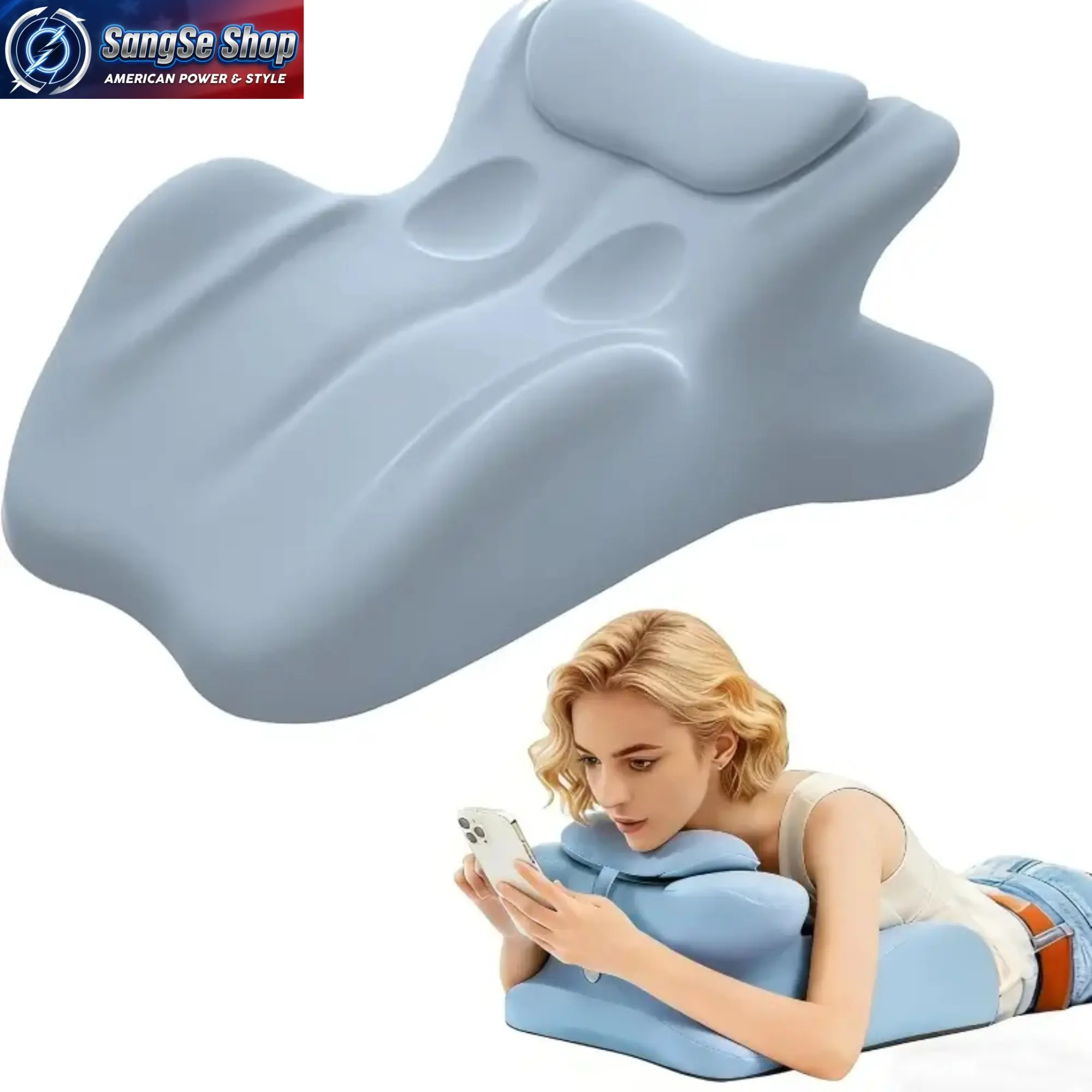 Ergonomic 27° Memory Foam Wedge Pillow 2026 Trend Back & Shoulder Support Cushion Pressure-Relief Arm Rest Design Comfortable Lounge Pillow for Reading Watching TV Sleeping Rest Relaxation Home Bedroom Sofa Support Pillow
