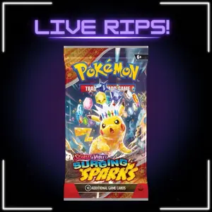 LIVE - Surging Sparks Booster Pack