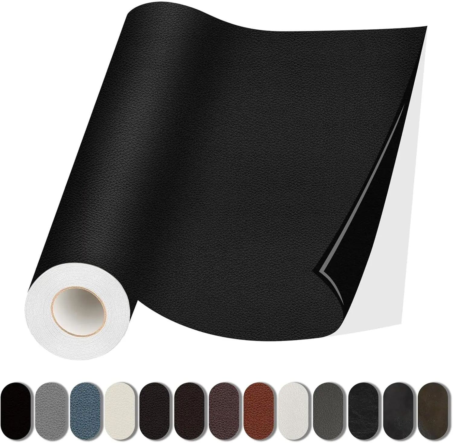 Household Leather Repair Essential, 50×100cm Black Self-Adhesive Vinyl Patch, Wide Repair Tape for Sofa, Auto Seats, Cabinets, Wall Surfaces & Leather Handbags