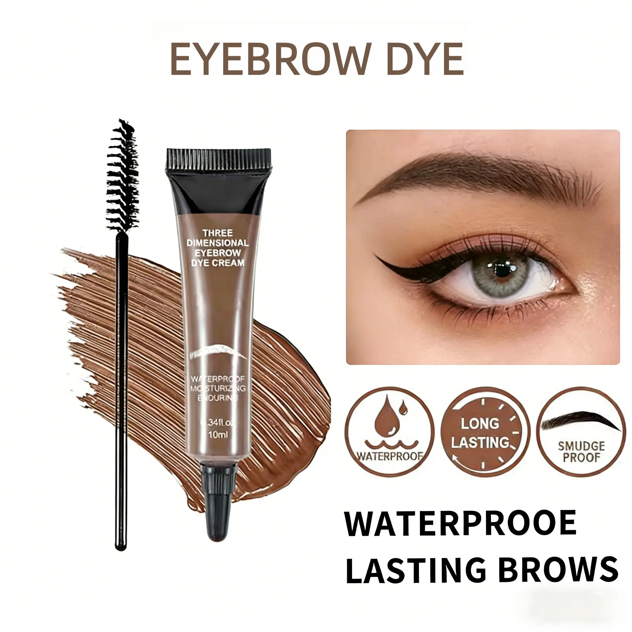 Eyebrow dye kit for everyday use and soft makeup looks Dedicated makeup tools-A