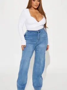 Margot Stretch Trouser Jeans - Medium Wash