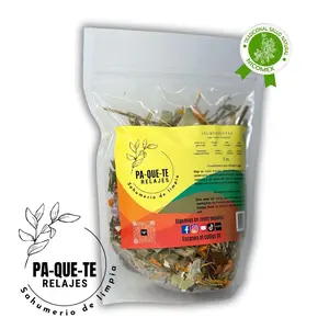 Nicomex - Sahumerio de limpia - Clean incense - Home cleansing Incense herbs - PAQUETE RELAJES - 100% Natural - 3 oz.