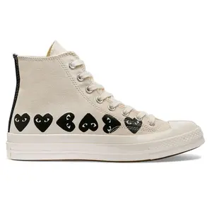 Converse Chuck Taylor Multi Heart High Top Beige AZ-K127-001-2 Men's Fashion Shoes New