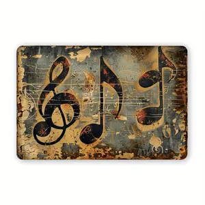 Vintage Music Note Metal Tin Sign, 12x8 inch - Decorative Wall Art Plaque for Home, Bar, Cafe, Restaurant, Garage, Metal Wall Art Decor, Perfect for Room Decor