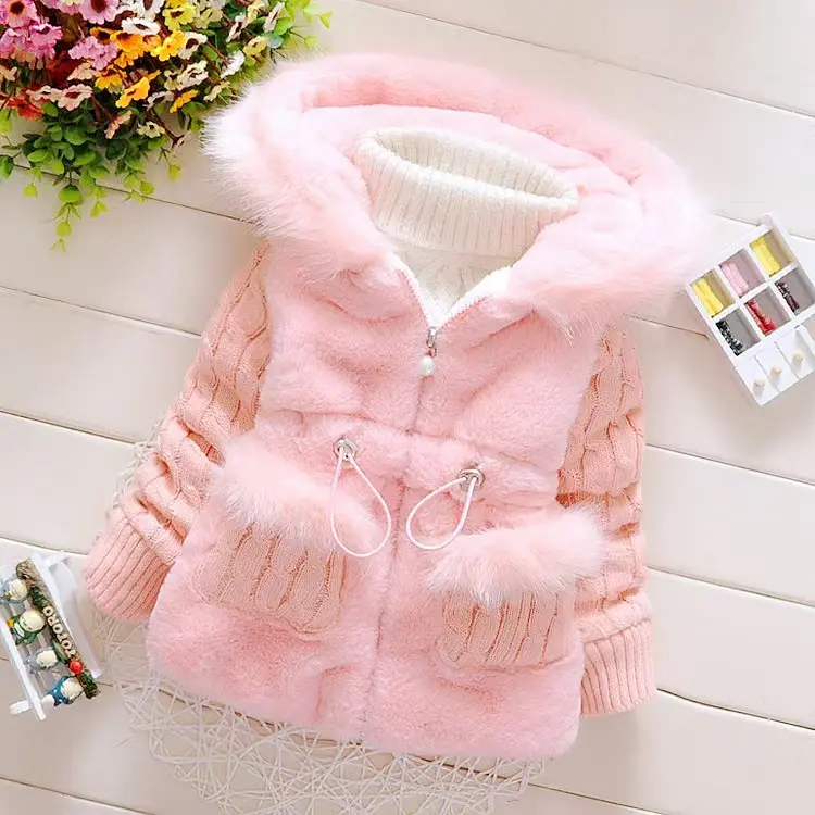 Baby Girls Winter Autumn Little Kids Toddler Warm Jacket Coat Clothing Cozy Newborn Machine Washable Babygirl Clothes Products#springtok