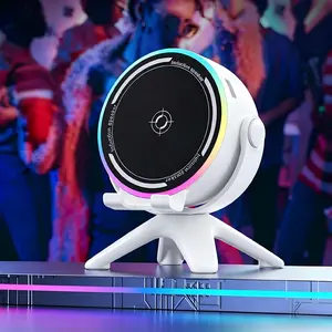 Tekgo 1PCS Wireless Induction Multifunctional Wireless Bluetooth Speaker Phone Stand Drama Amplifier Induction Speaker TWS Interconnected Three-in-One Support