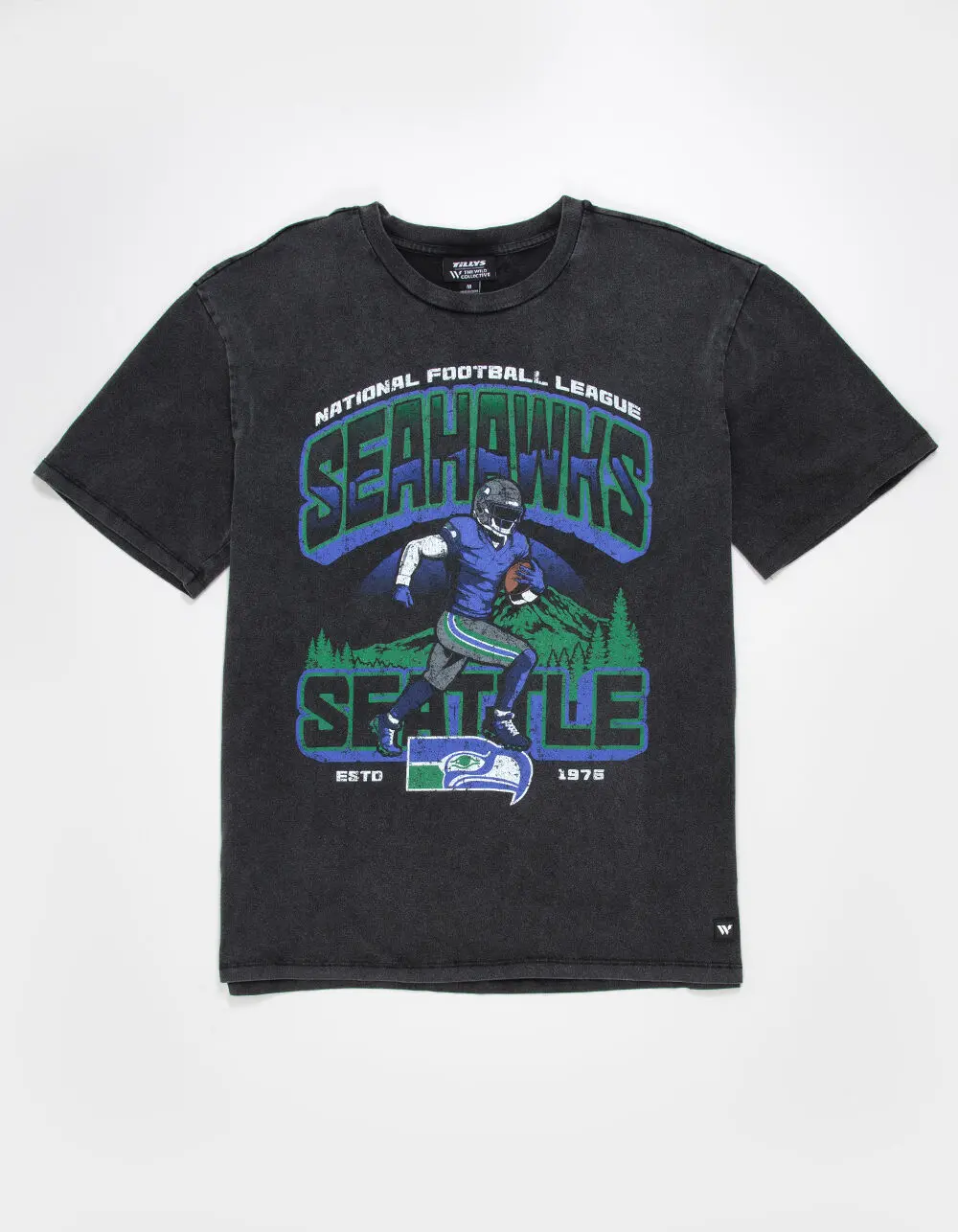 THE WILD COLLECTIVE Seattle Seahawks Player Mens Tee
