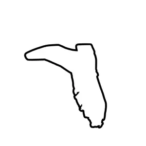 Florida Boot Decal for Trucks, Cars, and More