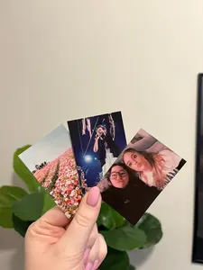 Vintage Polaroid Photo Sticker (Glossy, Non-Waterproof)