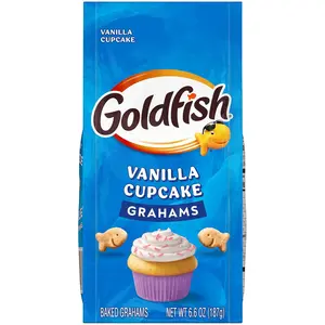 Goldfish Pepperidge Farm Goldfish Grahams Vanilla Cupcake Baked Grahams, 6.6 Oz Bag