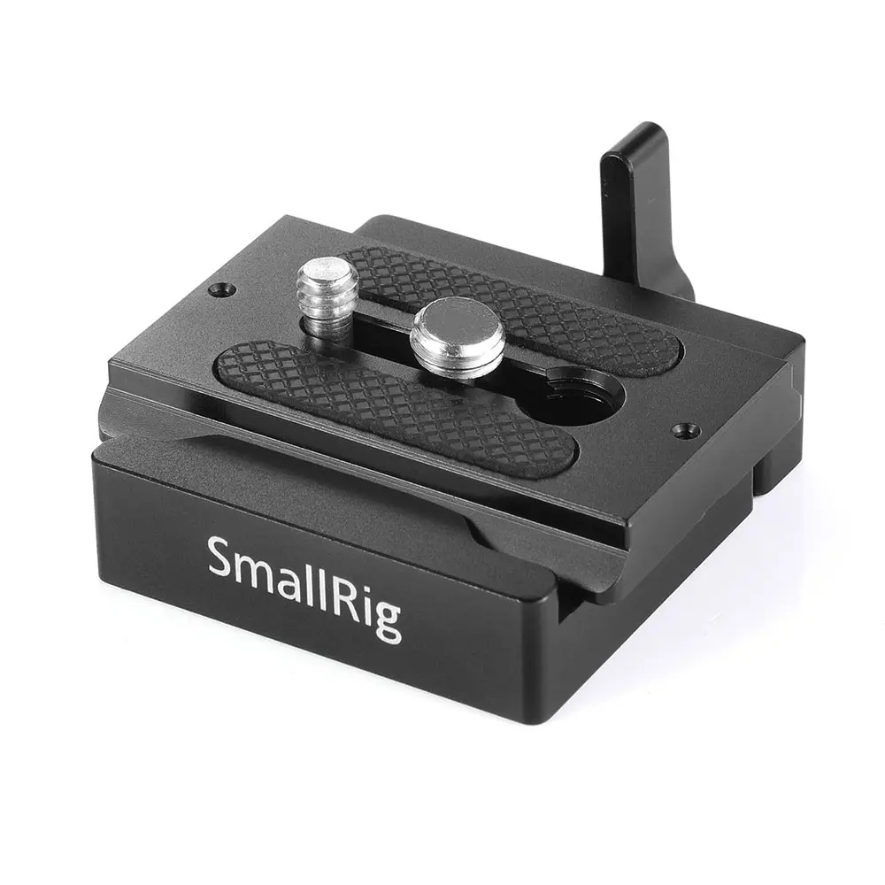 SmallRig Arca Standard Quick Release Clamp and Plate for DSLR, Mirrorless & Digital Cameras - Camera Accessories, Photography Equipment with 1/4”-20, 3/8’’-16 Threaded Holes - 2280