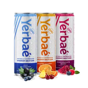 YERBAÉ Variety Performance Pack Energy Drink - Naturally Caffeinated Beverage with Plant-Based Energy, 12 Fl. Oz. Healthy Fruit