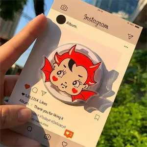 Devil Kewpie Baby MagSafe Phone Grip: Cute Halloween Spooky Phone Holder, Kawaii Style Grip, Gift for Phone or Kindle Lovers