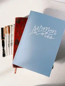 Sermon Notes Notebook Church Notes Bible Study Journal