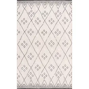 Sydney Machine Washable Diamond Trellis Area Rug