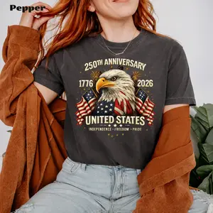 250th Anniversary United States Shirt, Patriotic Eagle T-Shirt, America 1776–2026 Tee, Independence Day USA Shirt