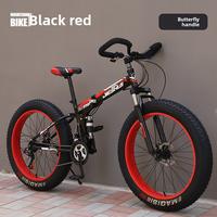 Black and red butterfly handle