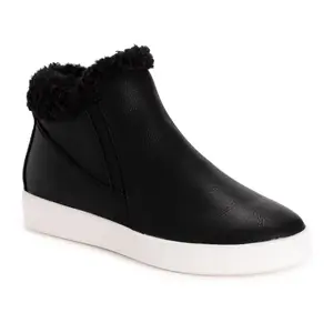 MUK LUKS Women's Montana Blue Sky Booties - Black, 9