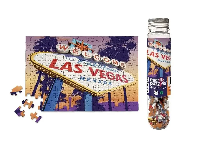 Viva Las Vegas Sign Micro Mini Jigsaw Puzzle Nevada