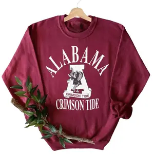 Vintage Alabama Crimson Tide Crew Neck Sweatshirt Cotton Menswear Sweatshirt, Hoodie, Comfort Colors