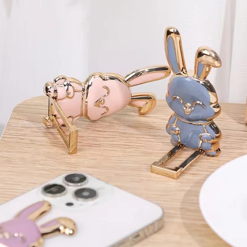 Bunny Bling: The Universal Finger Hugger for Your Phone - An Ultra-Thin, Foldable, Adhesive Rabbit Stand That’s More Supportive Than Your Friends! Universal