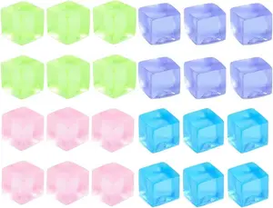 24Pcs Stress Balls Fidget Toys Adults, Square Squeeze Ball Toys, Squeeze Toys - Small, Stress Balls for Adults, Easter, Christmas, Party Favors, Stocking Stuffers