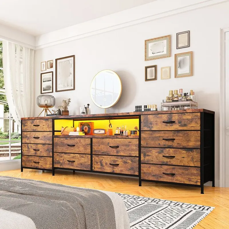 chinese dress ladies Behost TV Stand for 75 Inch, Dresser TV Stand with 2 Large Dresser Dra   Keenstone.com