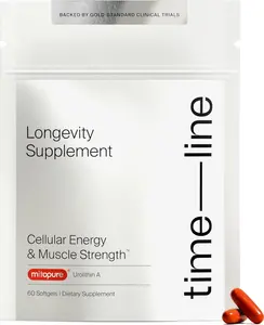 Edible, Healthy, Sugar-Free Mitopure Urolithin A Dietary Longevity Supplement, 60 Softgels