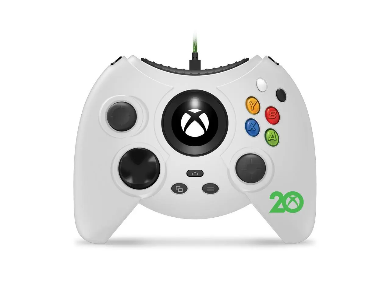 Hyperkin Duke Wired Controller White - Xbox Series X/Xbox Series S/Xbox One/Windows 10 - Xbox 20th Anniversary Edition