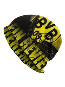 1 pc Skullies Beanies Caps Borussia Dortmund Thin Hat Autumn Spring Bonnet Hats Men Women's Unisex Ski Cap