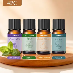 Aromatherapy Essential Oils, Pure Natural Fragrance for Therapeutic Relaxation, Ideal for Diffusers & Massage, Enhance Your Wellbeing Routine