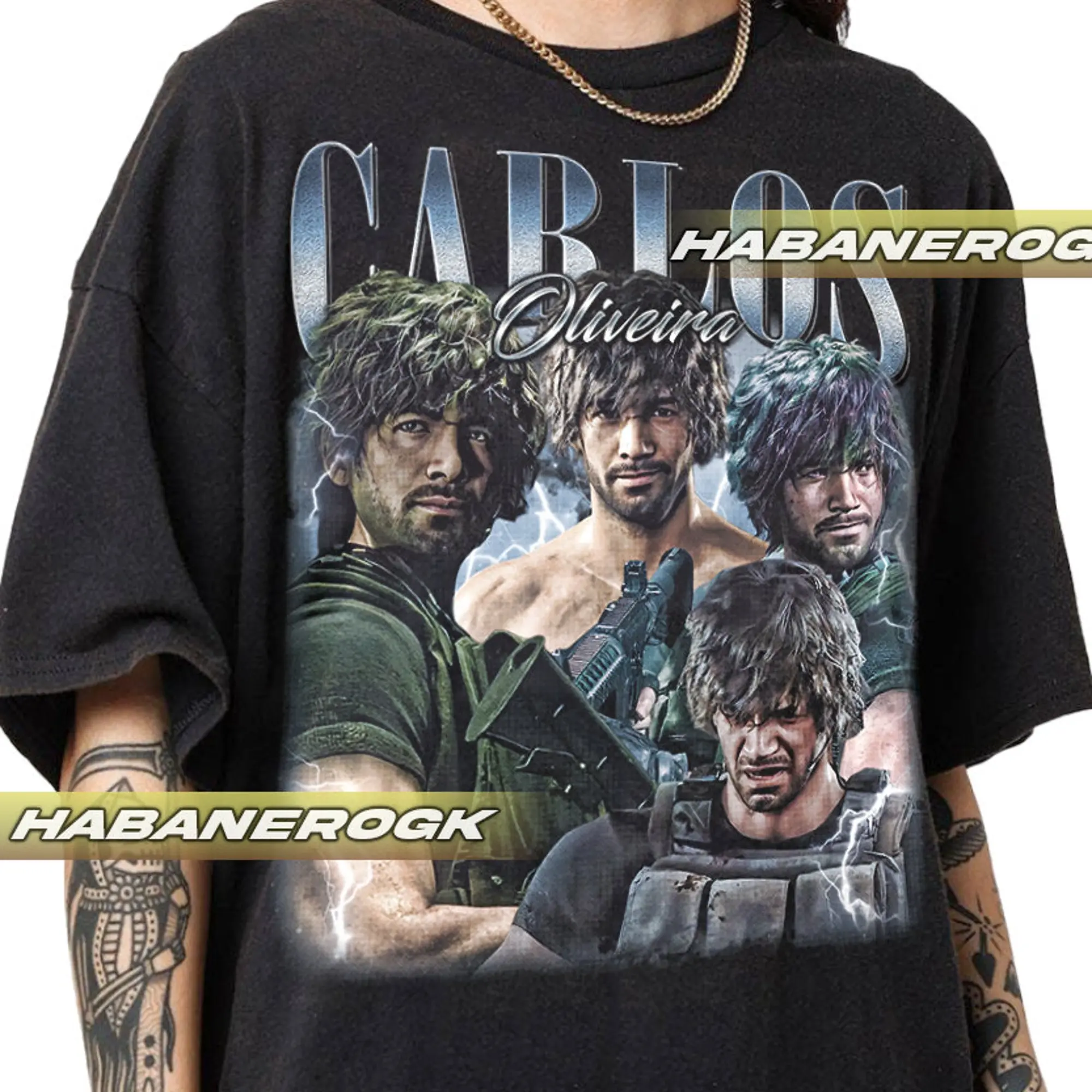 Limited Carlos Oliviera Vintage T-Shirt, Gift For Women and Man Unisex T-Shirt