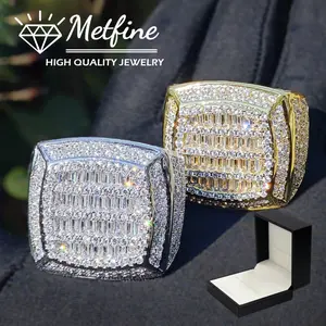 Bling Bling Hip Hop Iced Out Luxury BIG Oversize Men's Ring