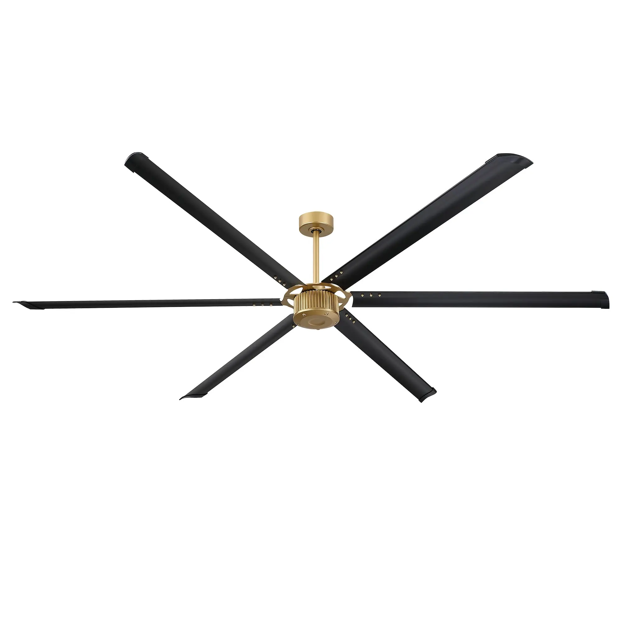 96 Inch Industrial DC Motor Ceiling Fan with 6 Blades for Garage, Barn & Large Spaces