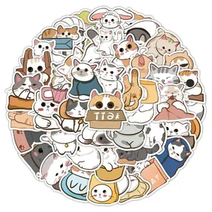Random Sticker Pack – Cute Aesthetic Vinyl Decals, Waterproof Durable Laptop & Phone Stickers, Kawaii Cartoon Mix for Journaling, Scrapbook & Gifts, Trendy Sticker Bundle