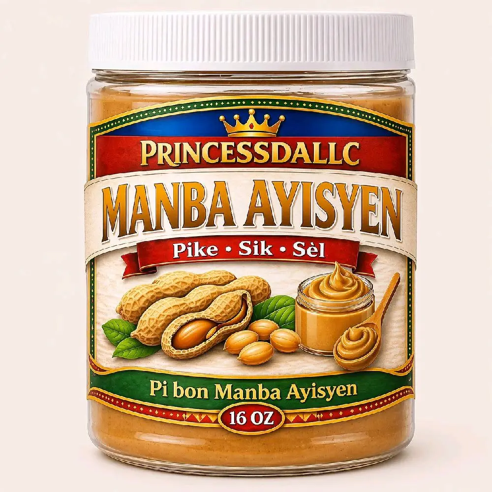 Haitian Peanut Butter, Protein-Packed Pantry Nut Butter for Daily Snacking
