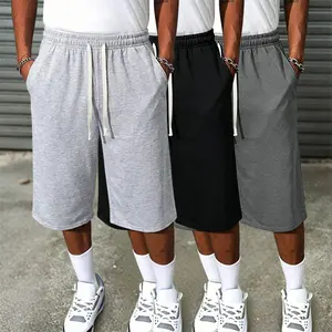 3-pack summer pants: street-style mid-thigh drawstring shorts—hip-hop style, comfortable and loose for outings; suitable for running/exercise and everyday wear; a great gift for a boyfriend or husband.