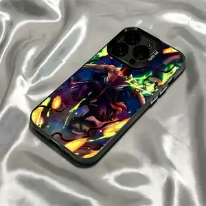 High-Burn Anime Z-Zoro Phone Case for iPhone 17 Air 16 15 14 13 12 11 Pro Max Plus Samsung Galaxy S25 S24 S23 S22 Ultra Plus Shockproof Matte Back Cover