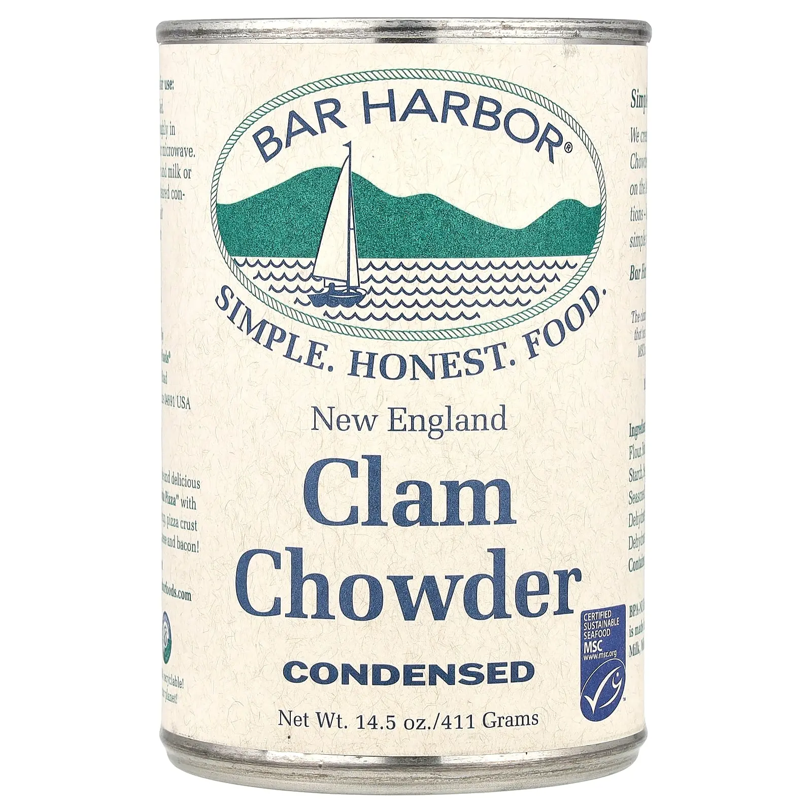 Bar Harbor New England Clam Chowder, Condensed, 14.5 oz (411 g)