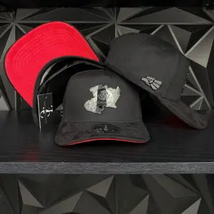 Michoacán México SnapBack hat-black/red surf visor