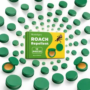 Indoor roach bait gel and trap, - 48 pieces, roach killer - home outdoor pest control dragonfly bug repellent bear spray advion cockroach Roach Bait Trap Kit moon moons pry Cockroach Killer Repellent Set