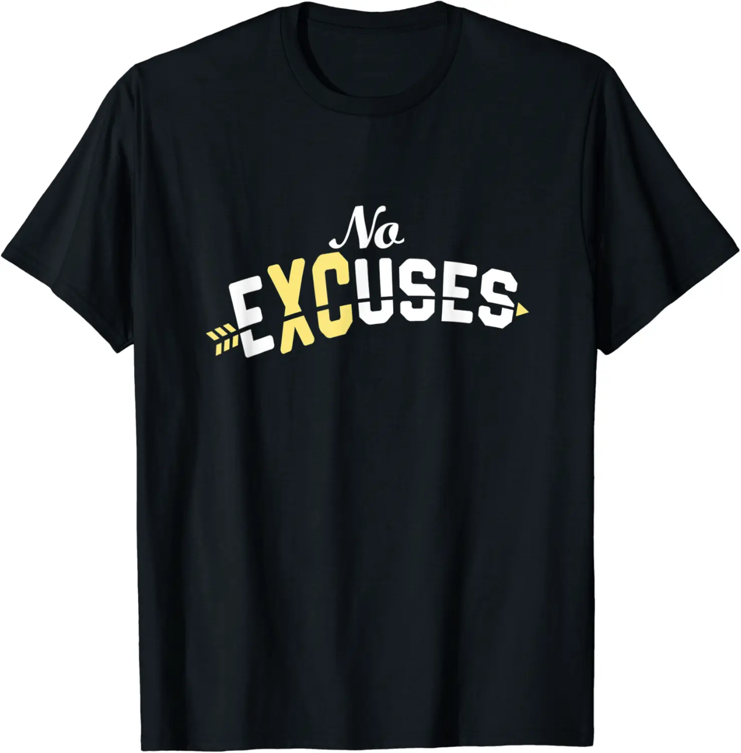 No Excuses Track and Field Quotes Marathon Runners Athletes T-Shirt - Joelalbe Shop 417B0BRTQ18BX