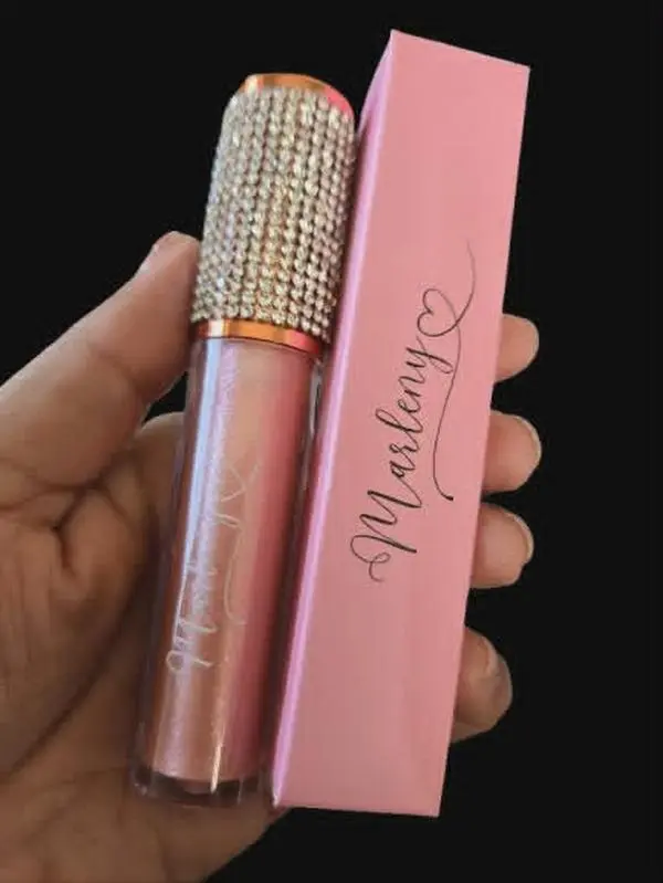 Marleny Rose Gold "Brillo de Reina" Lipstick Glossy Shiny