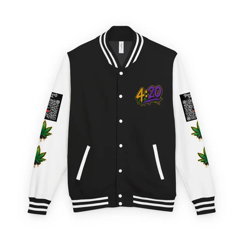 Tormented Soul 420 Collection Heavyweight letterman jacket