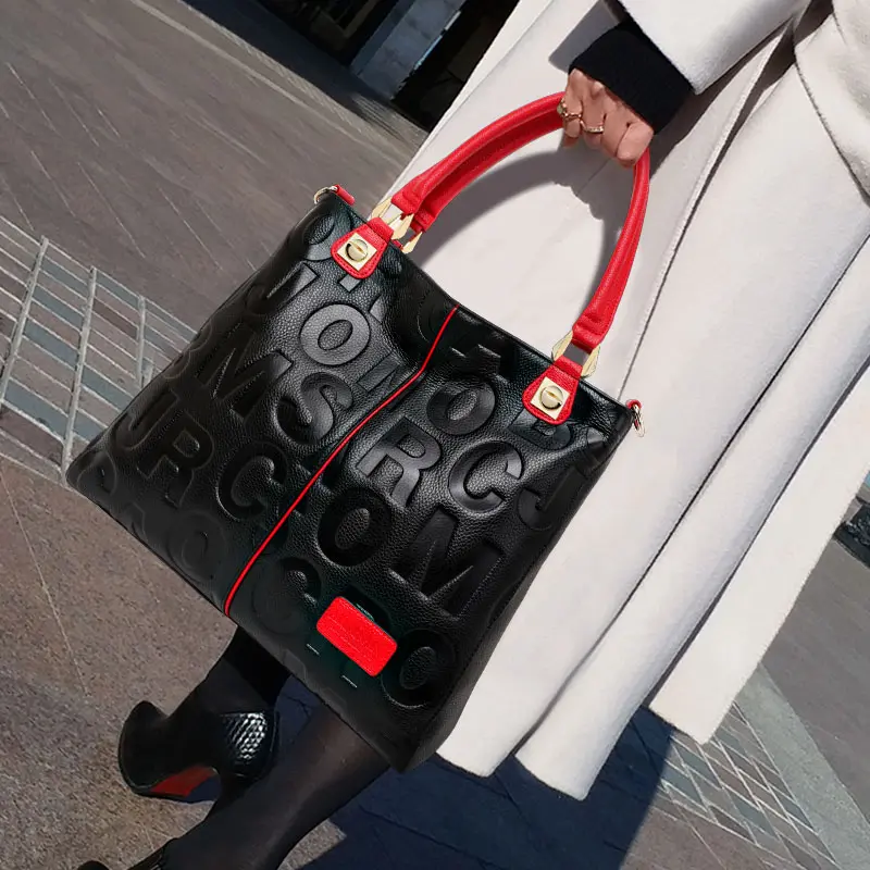 TRENDING Genuine Leather Tote Bag for Women  Crossbody Work Bag  Stylish Spacious Handbag ️ #LuxuryHandbags #LeatherBags #TikTokFashion