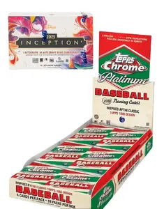 (PYT 2-BOX Bundle) Sports Trading Card Break (Break# MX 002) - 1 2025 Inception Collectible, 1 Hobby Chrome Platinum Collectible