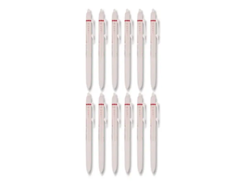 Pilot PIL21074 Fraxion Retractable Erasable Gel Pen - 0.5 mm, Cherry Ink, Quick Drying, Bleed-Free Writing, Archival Ink Pen & Refill