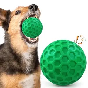 Indestructible Durable Chew Dog Toys, Squeaky Balls, Heavy-Duty Toy for Aggressive Chewers and Large Dogs with Summervibes