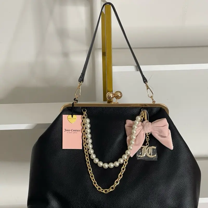 Juicy Couture Black Kisslock Handbag (Read Description)